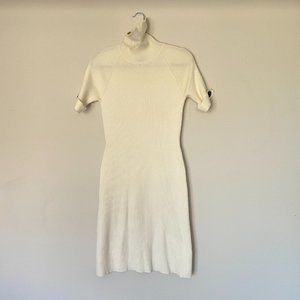 Moda International | Cream Turtleneck Sweater Dress | Size XL